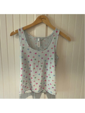 NWOT Skims Soft Lounge Limited Edition Cloud Candy Heart Print Tank
